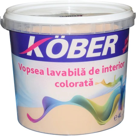 Vopsea lavabilă de interior colorată KÖBER