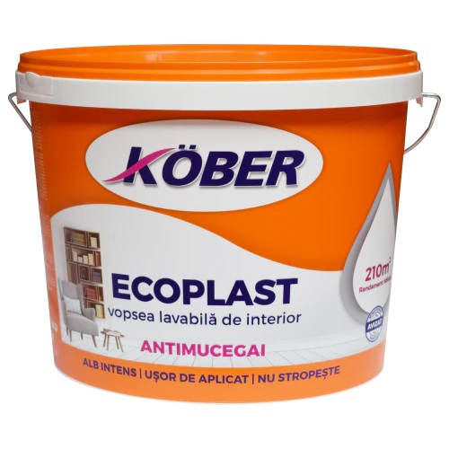 Vopsea lavabilă de interior  Antimucegai Ecoplast KÖBER